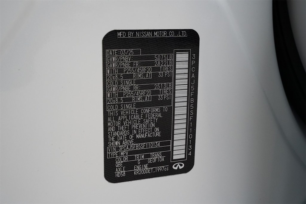 Thumbnail: 2025 INFINITI QX50 - 19