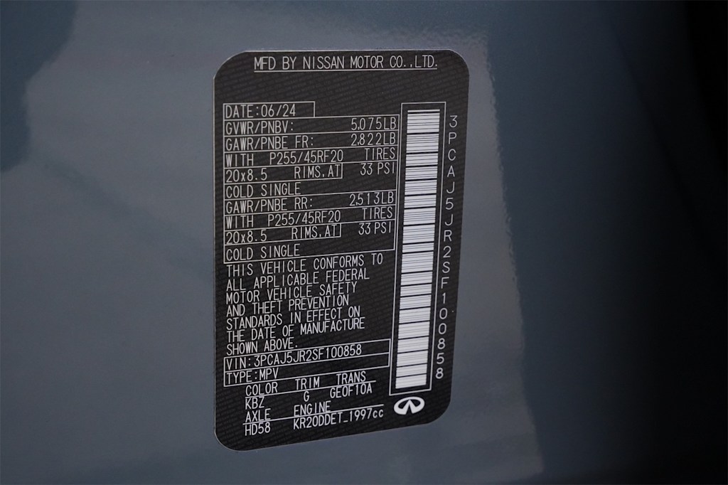 Thumbnail: 2025 INFINITI QX55 - 20