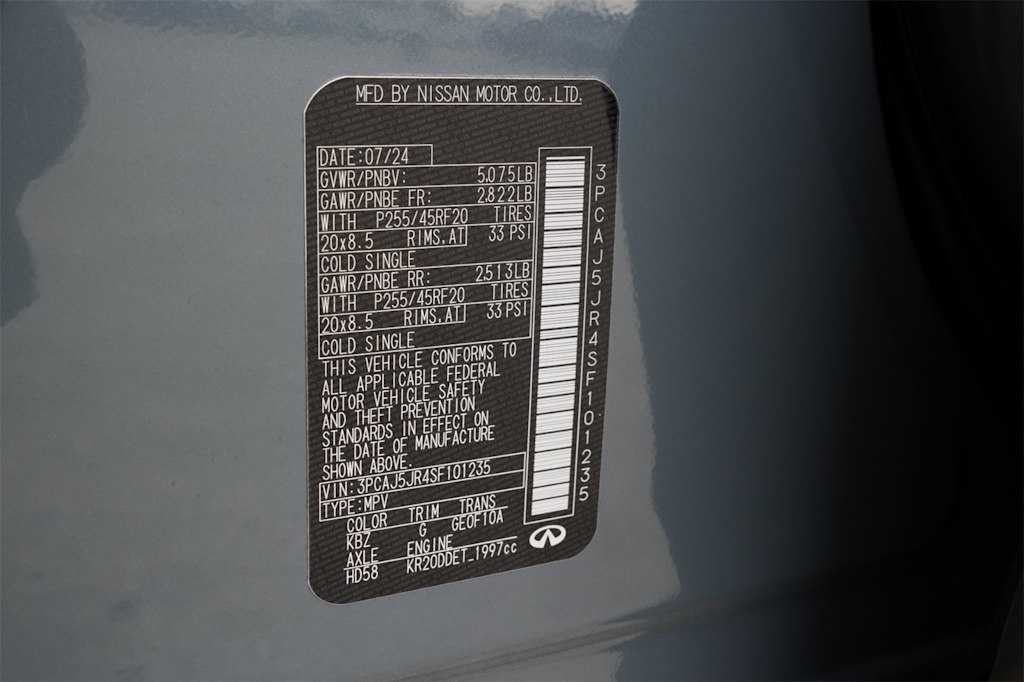 Thumbnail: 2025 INFINITI QX55 - 20