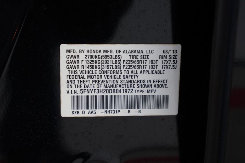Thumbnail: 2013 Honda Pilot - 17
