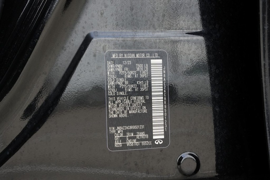 Thumbnail: 2024 INFINITI QX80 - 19