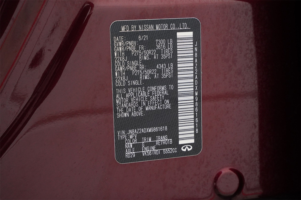 Thumbnail: 2021 INFINITI QX80 - 19