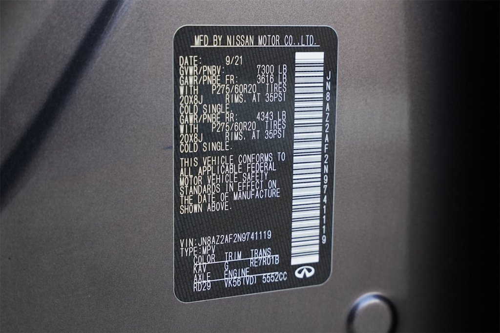 Thumbnail: 2022 INFINITI QX80 - 21