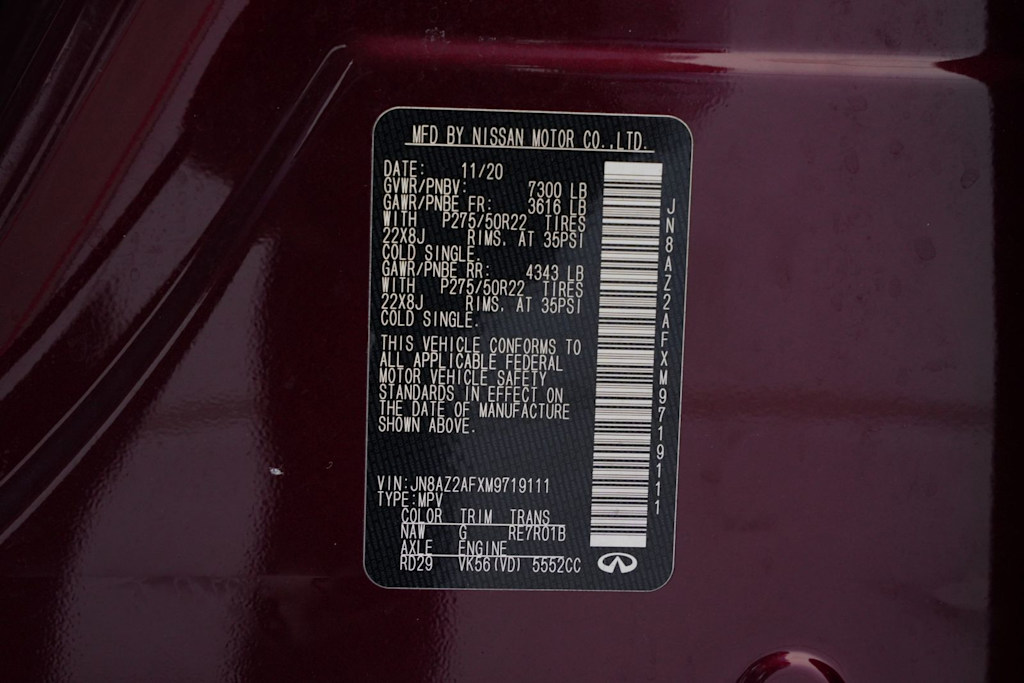 Thumbnail: 2021 INFINITI QX80 - 18