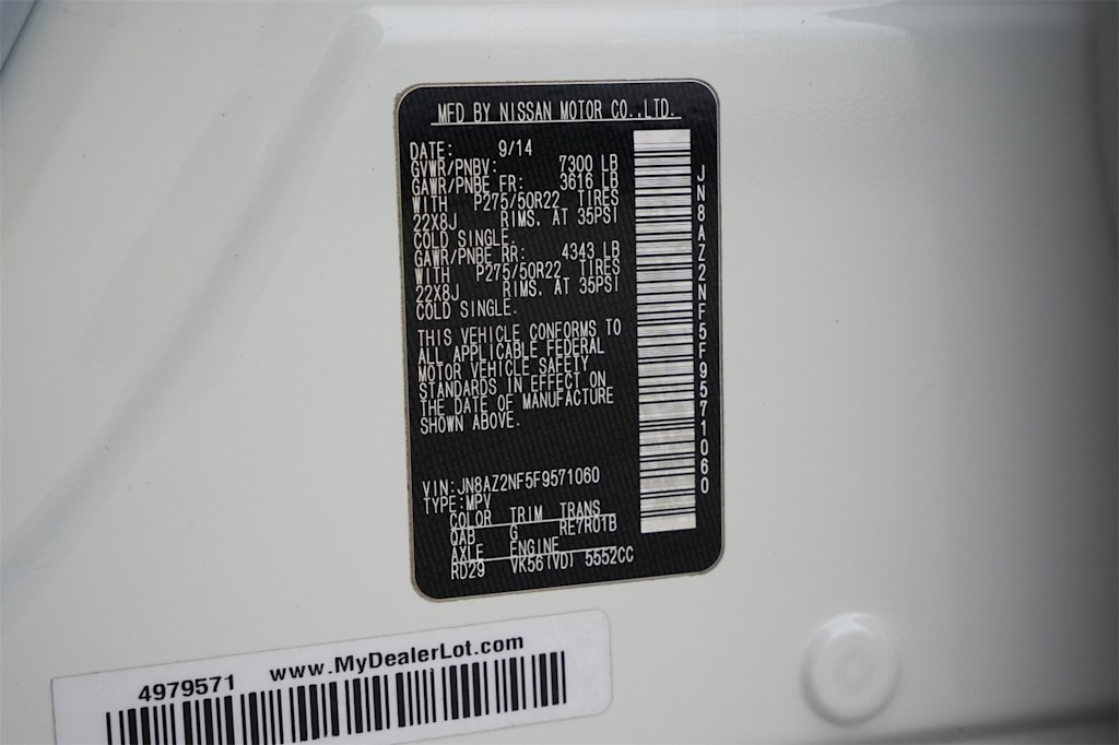 Thumbnail: 2015 INFINITI QX80 - 18