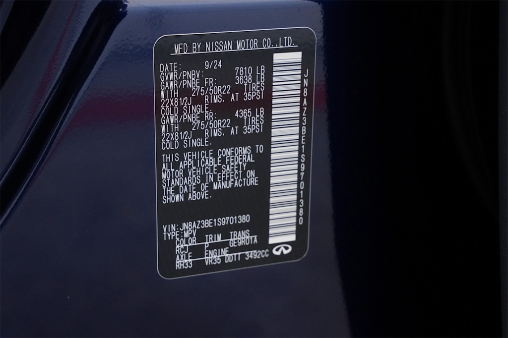 Thumbnail: 2025 INFINITI QX80 - 19