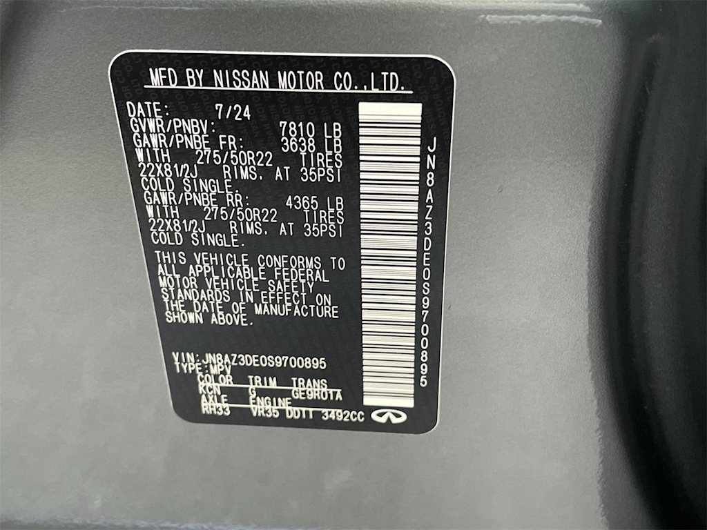 Thumbnail: 2025 INFINITI QX80 - 19