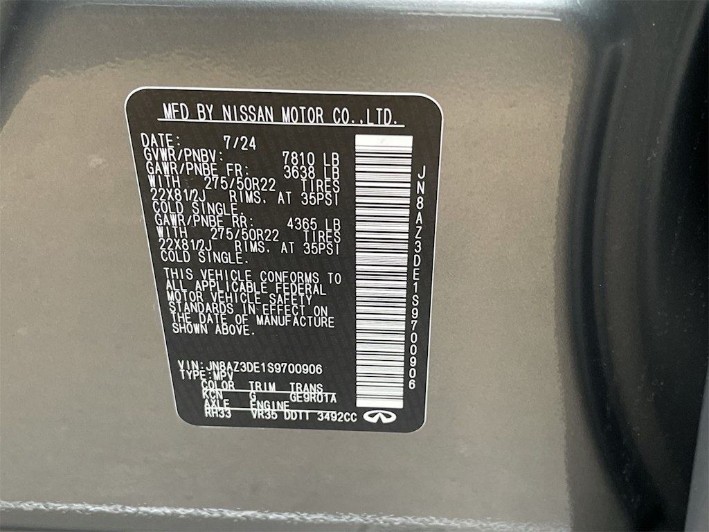 Thumbnail: 2025 INFINITI QX80 - 18