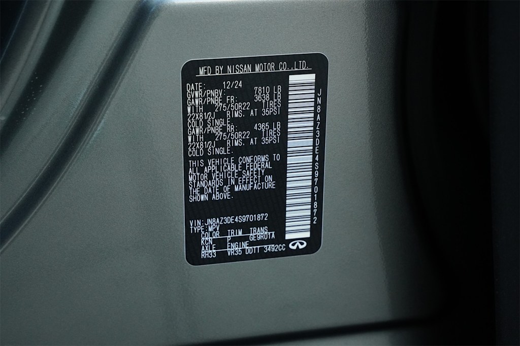 Thumbnail: 2025 INFINITI QX80 - 19