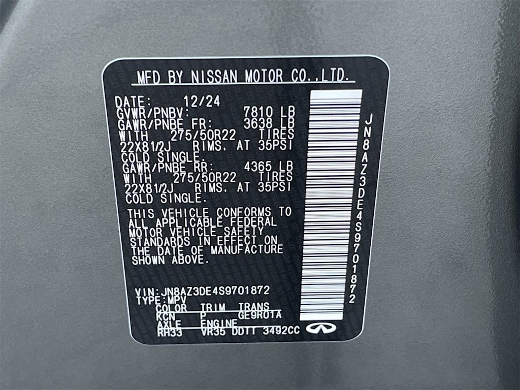 Thumbnail: 2025 INFINITI QX80 - 29