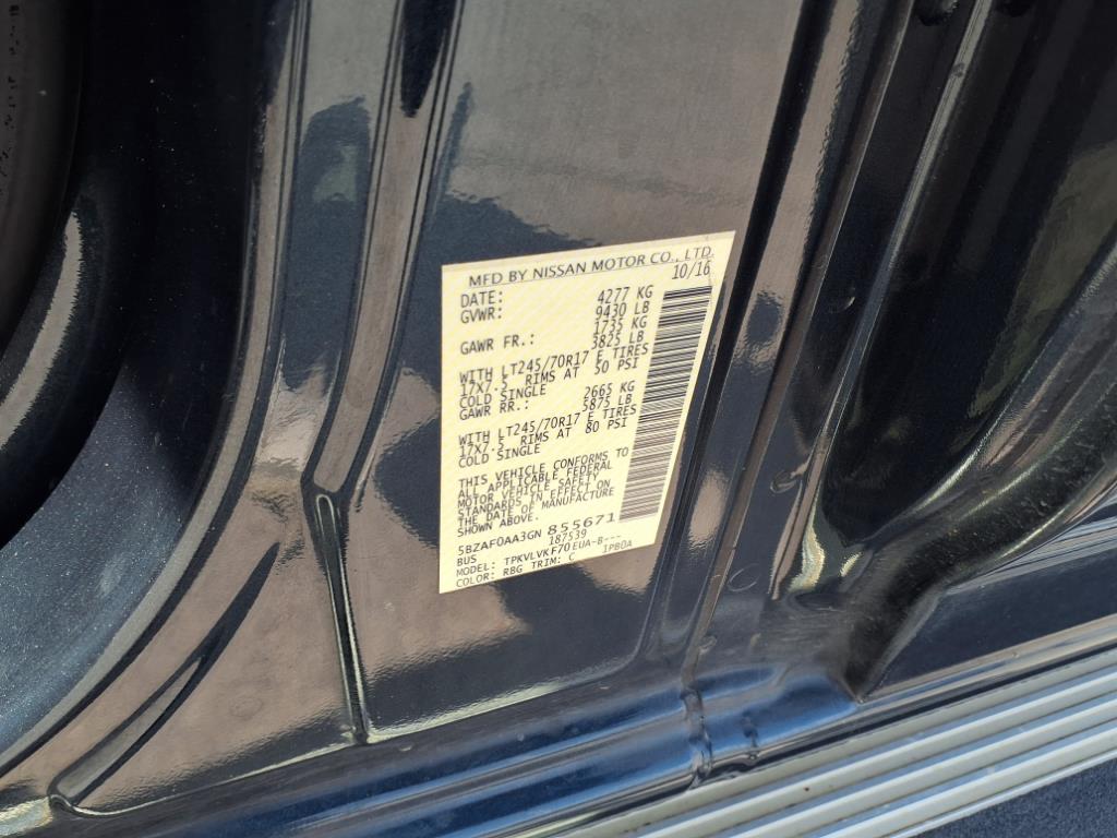2016 Nissan NV 3500 S 19