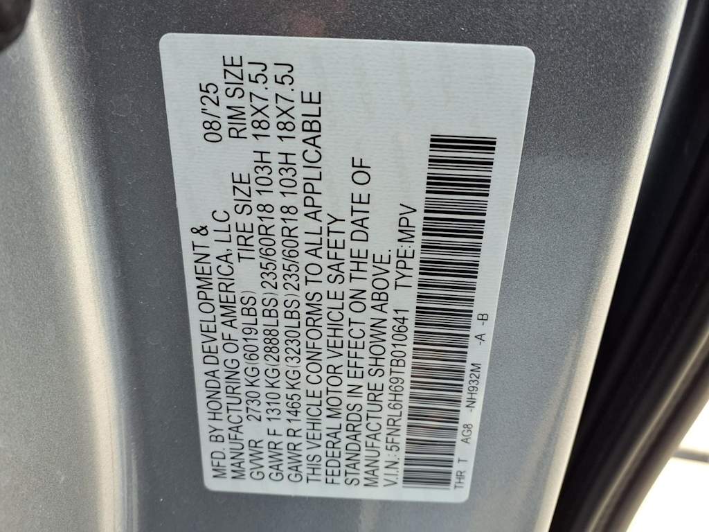 2026 Honda Odyssey EX-L - Photo 20