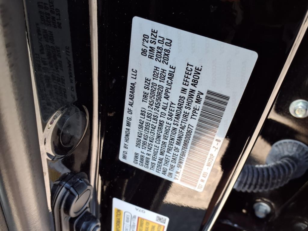2021 Honda Pilot Black Edition 21