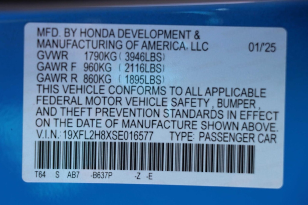 2025 Honda Civic Sport 19
