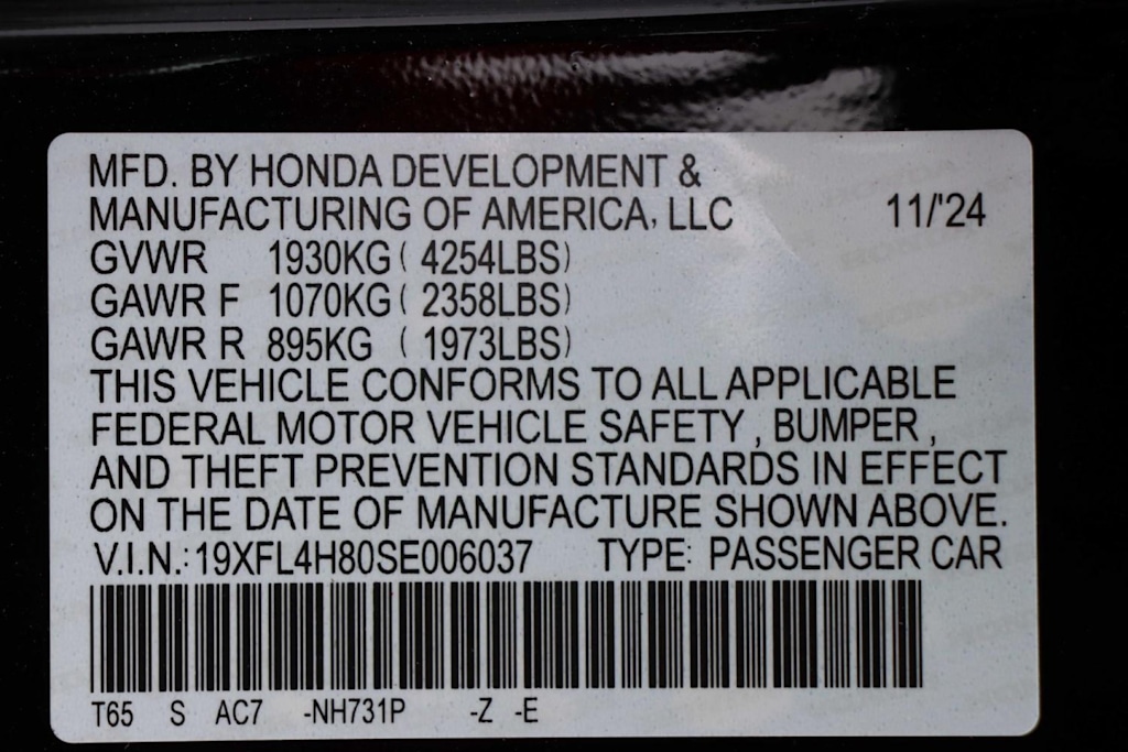 2025 Honda Civic Sport 20