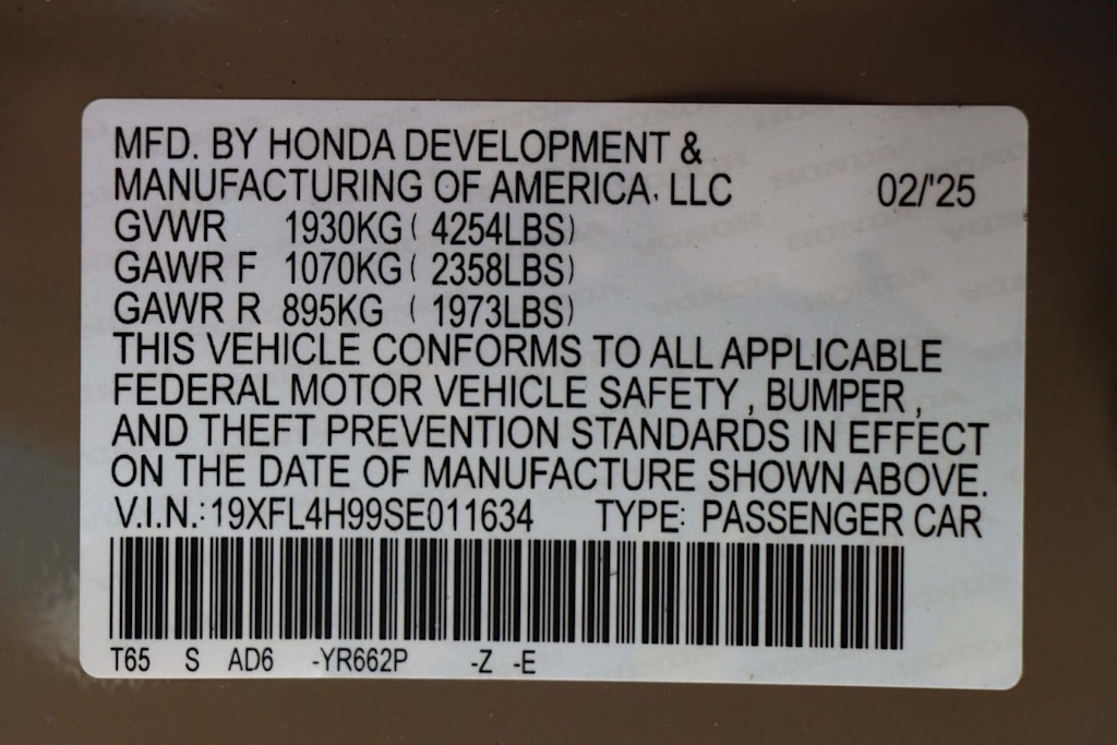 2025 Honda Civic Sport Touring 20