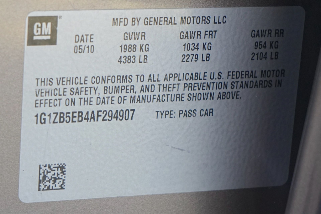 Thumbnail: 2010 Chevrolet Malibu - 19