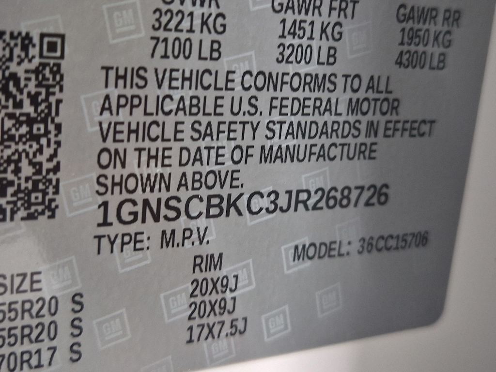 Thumbnail: 2018 Chevrolet Tahoe - 7
