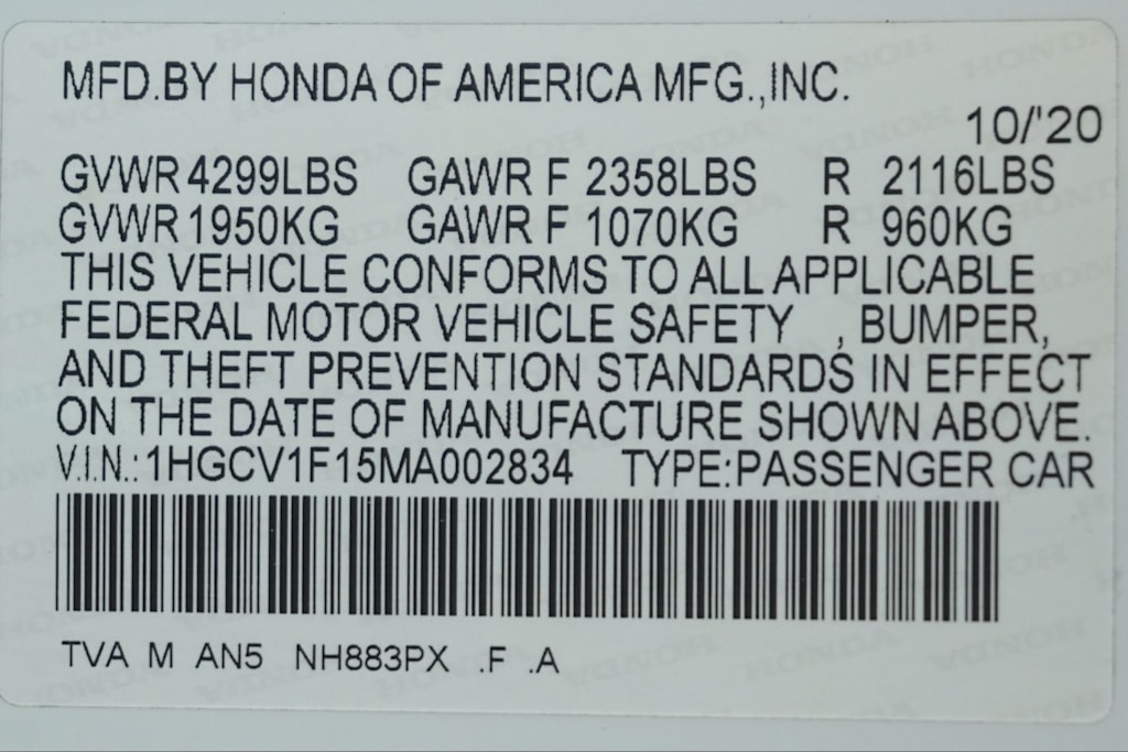 Thumbnail: 2021 Honda Accord - 30
