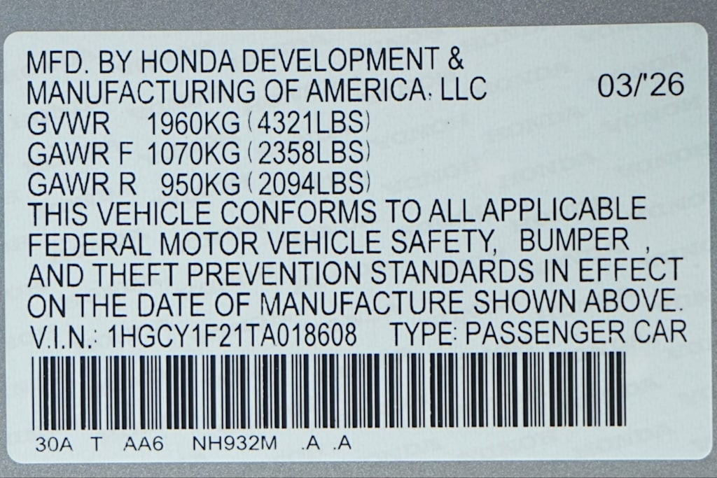 Thumbnail: 2026 Honda Accord - 20