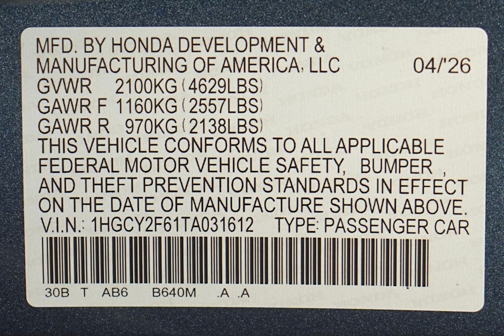 Thumbnail: 2026 Honda Accord - 20