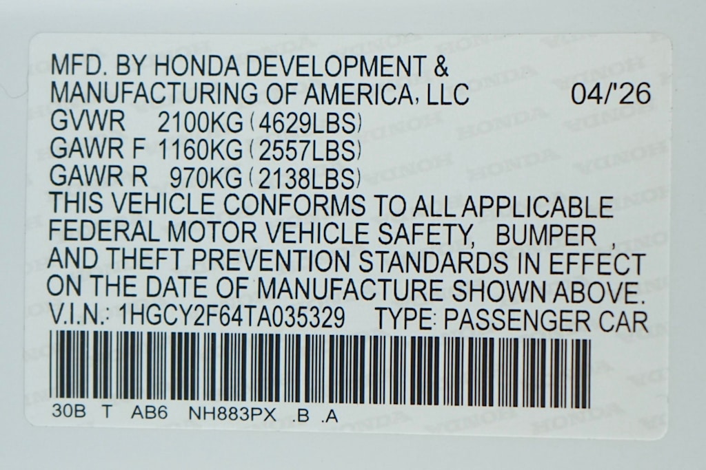 Thumbnail: 2026 Honda Accord - 30