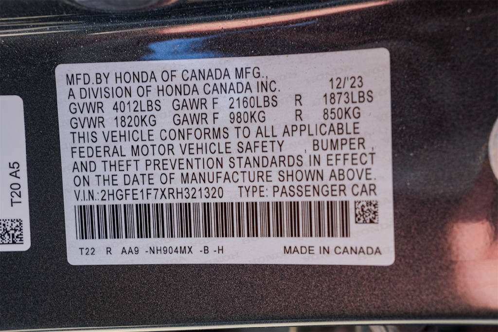 Thumbnail: 2024 Honda Civic - 30