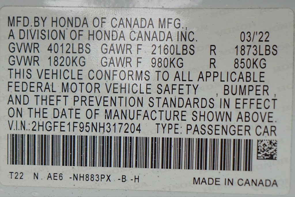 Thumbnail: 2022 Honda Civic - 18