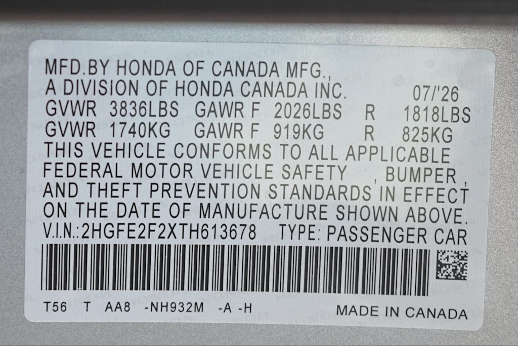 Thumbnail: 2026 Honda Civic - 20