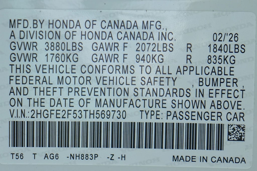 Thumbnail: 2026 Honda Civic - 20