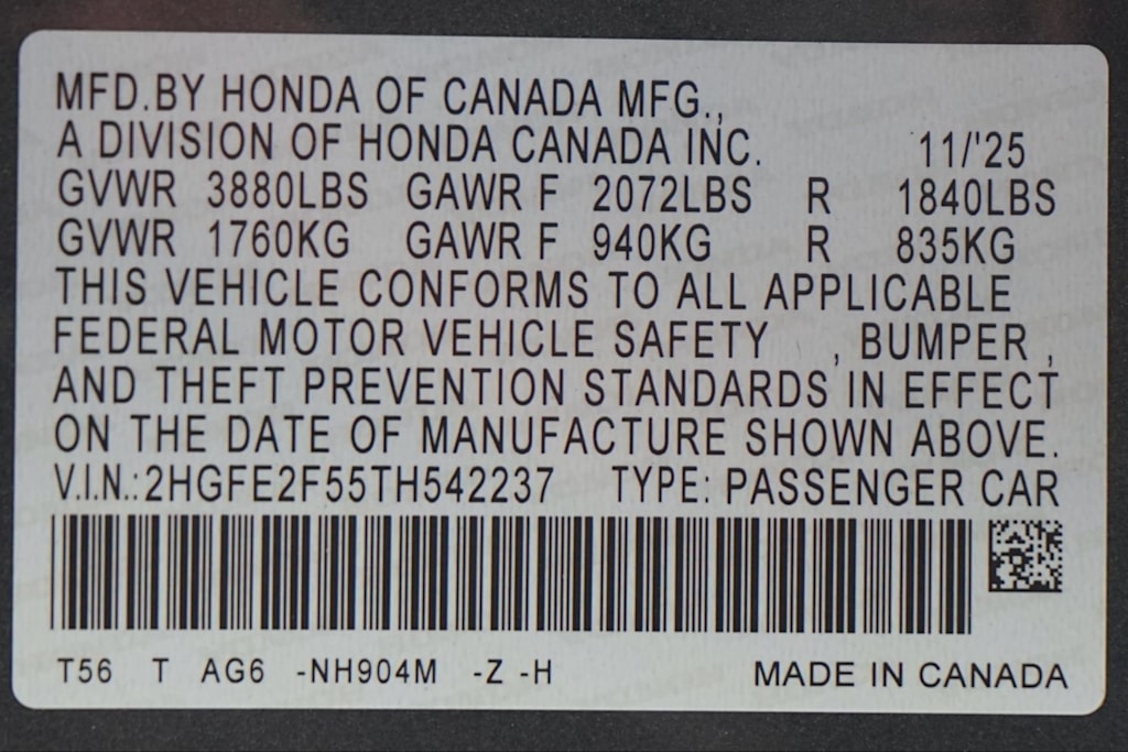 Thumbnail: 2026 Honda Civic - 19