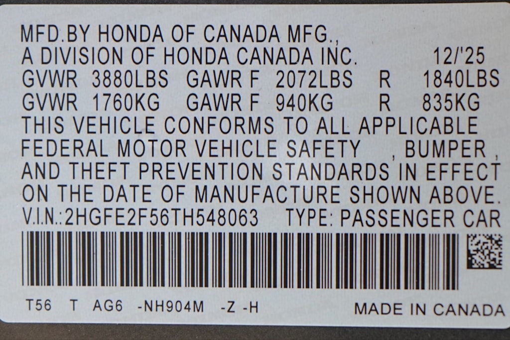 Thumbnail: 2026 Honda Civic - 20