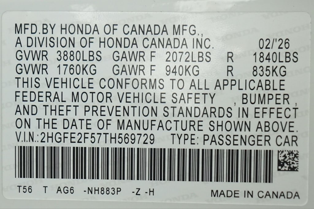 Thumbnail: 2026 Honda Civic - 30