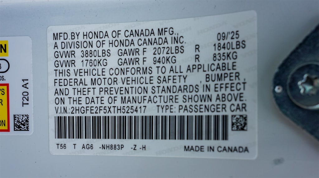 Thumbnail: 2026 Honda Civic - 20