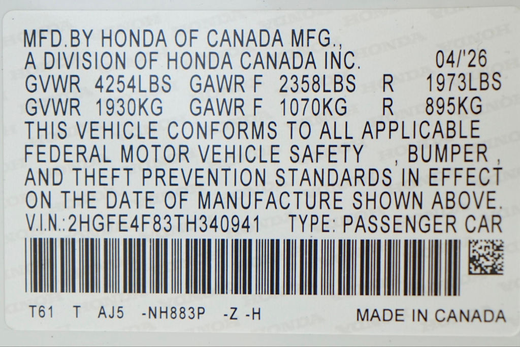 Thumbnail: 2026 Honda Civic - 20