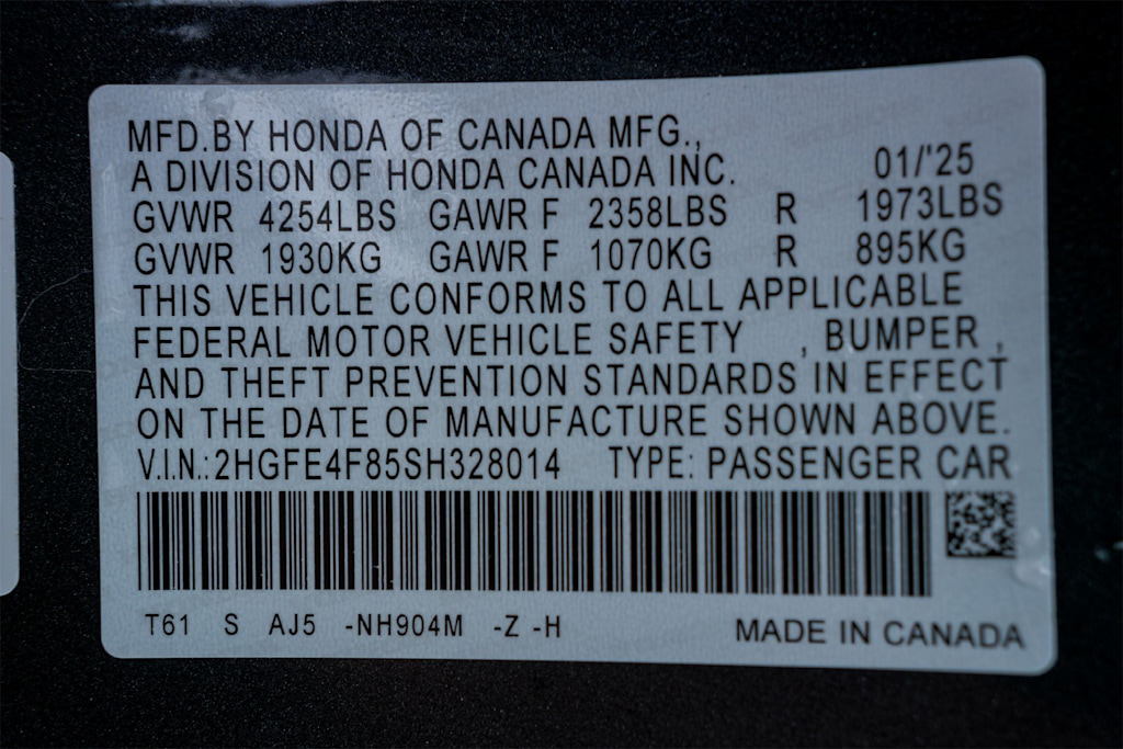 Thumbnail: 2025 Honda Civic - 30