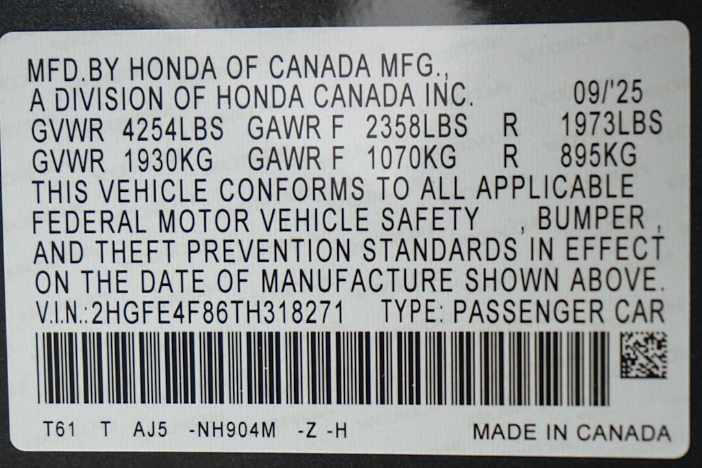 Thumbnail: 2026 Honda Civic - 30