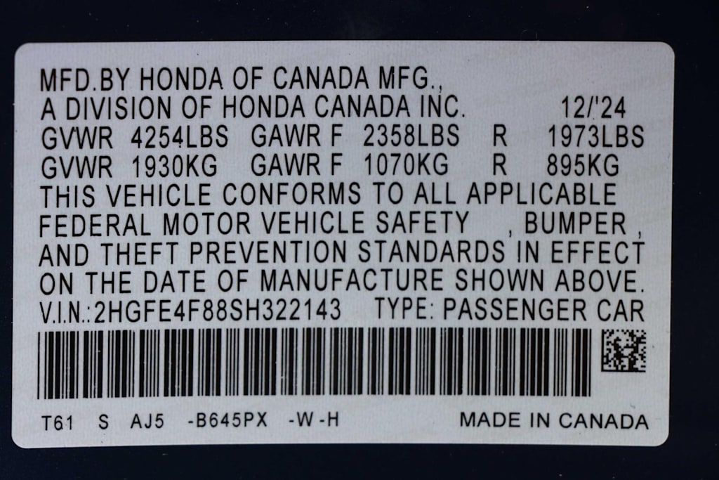 2025 Honda Civic Sport Touring 18