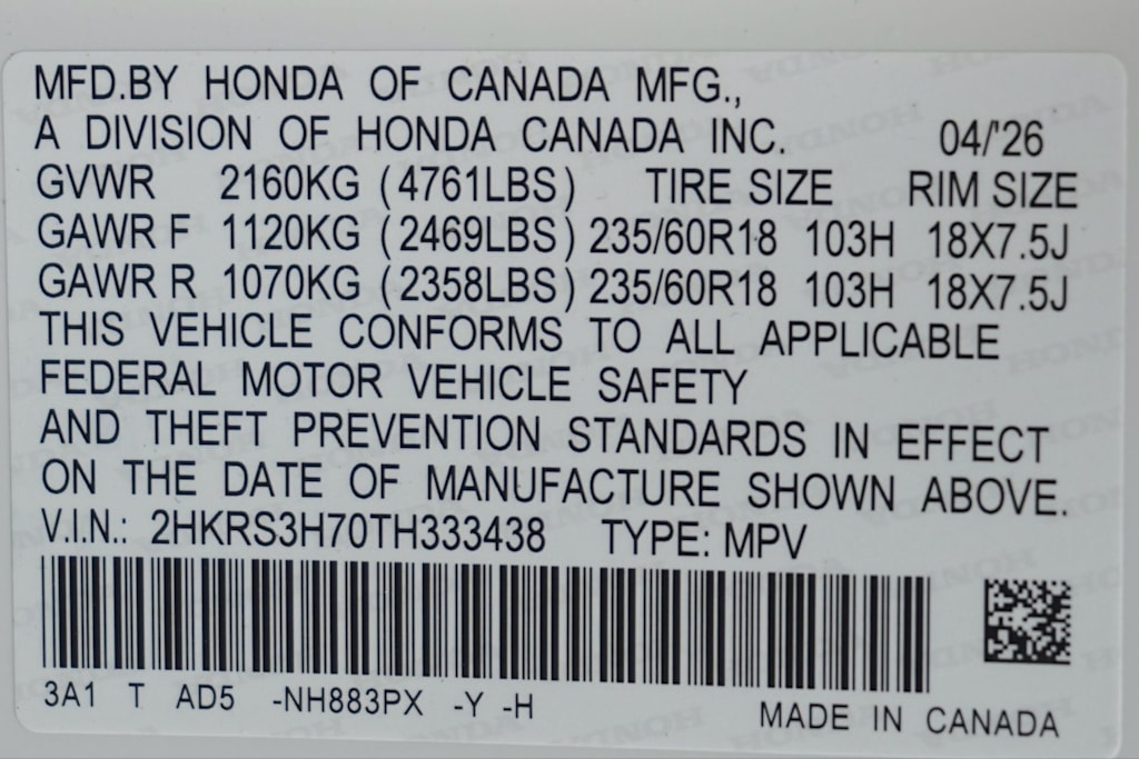 Thumbnail: 2026 Honda CR-V - 20
