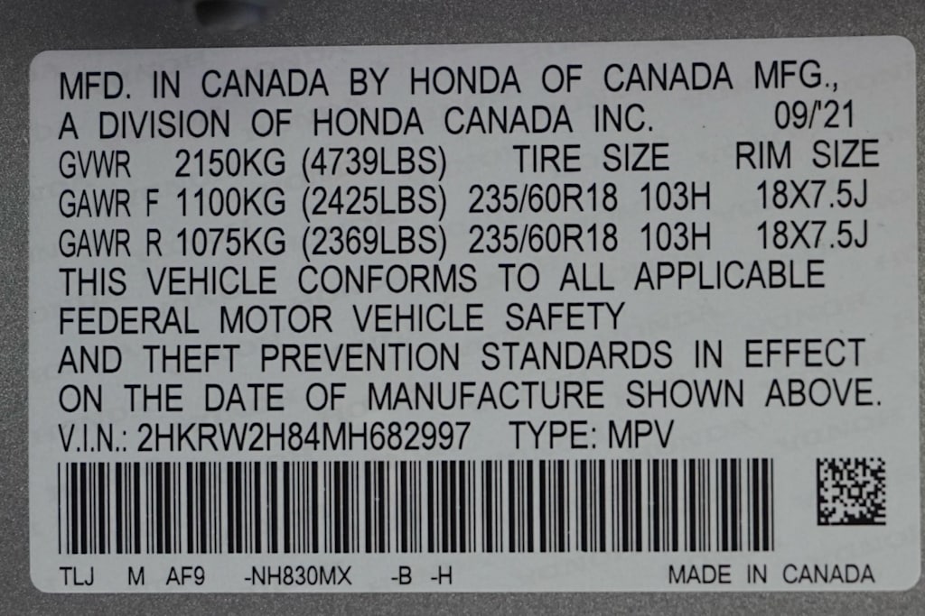 Thumbnail: 2021 Honda CR-V - 30