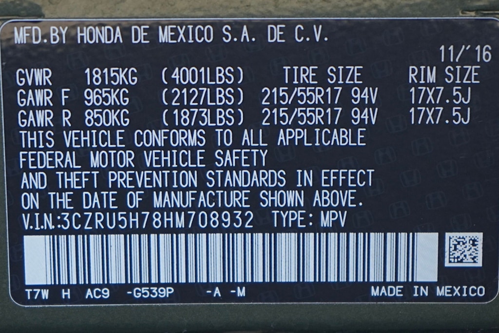 Thumbnail: 2017 Honda HR-V - 30