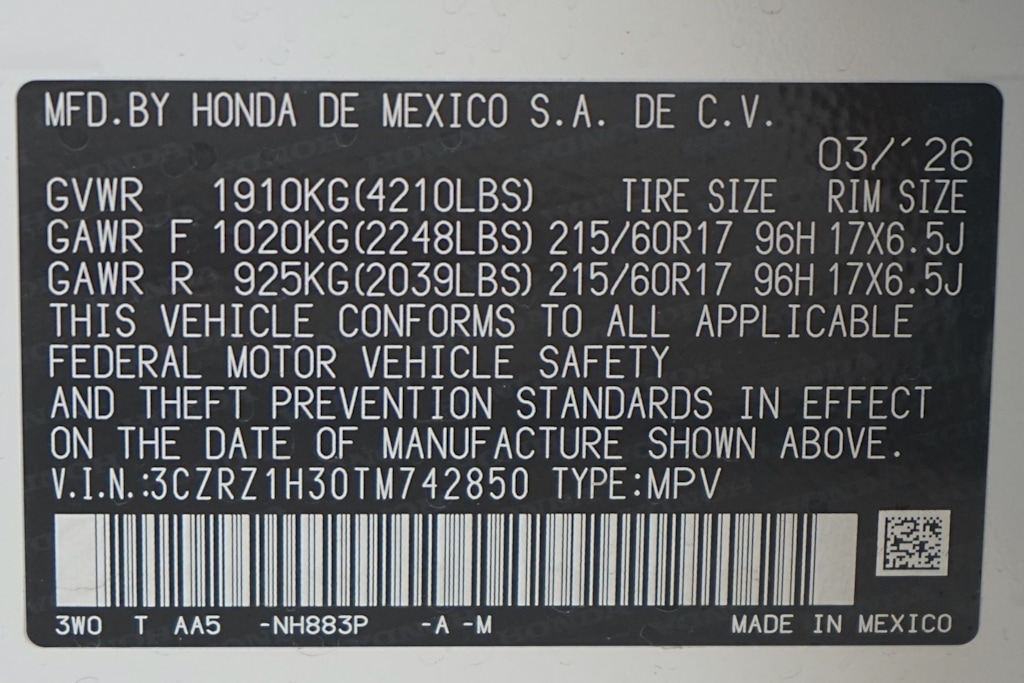Thumbnail: 2026 Honda HR-V - 20