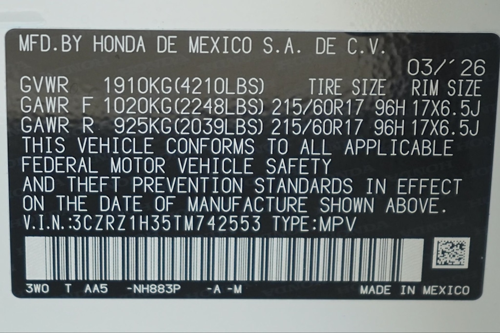 Thumbnail: 2026 Honda HR-V - 30