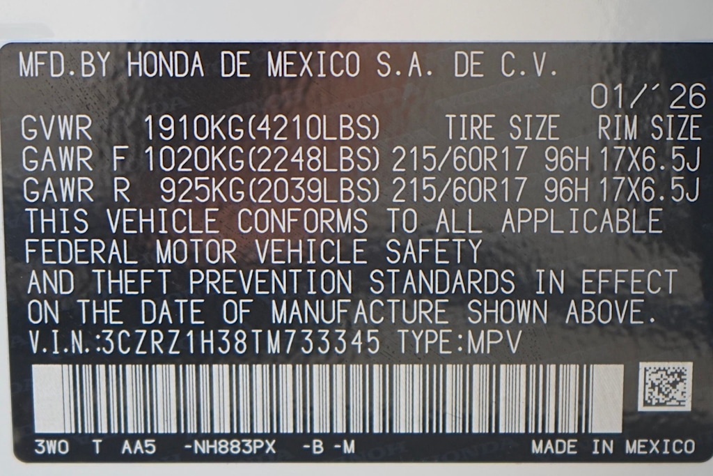 Thumbnail: 2026 Honda HR-V - 20