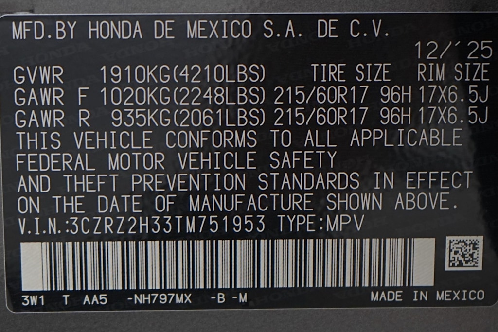 Thumbnail: 2026 Honda HR-V - 20