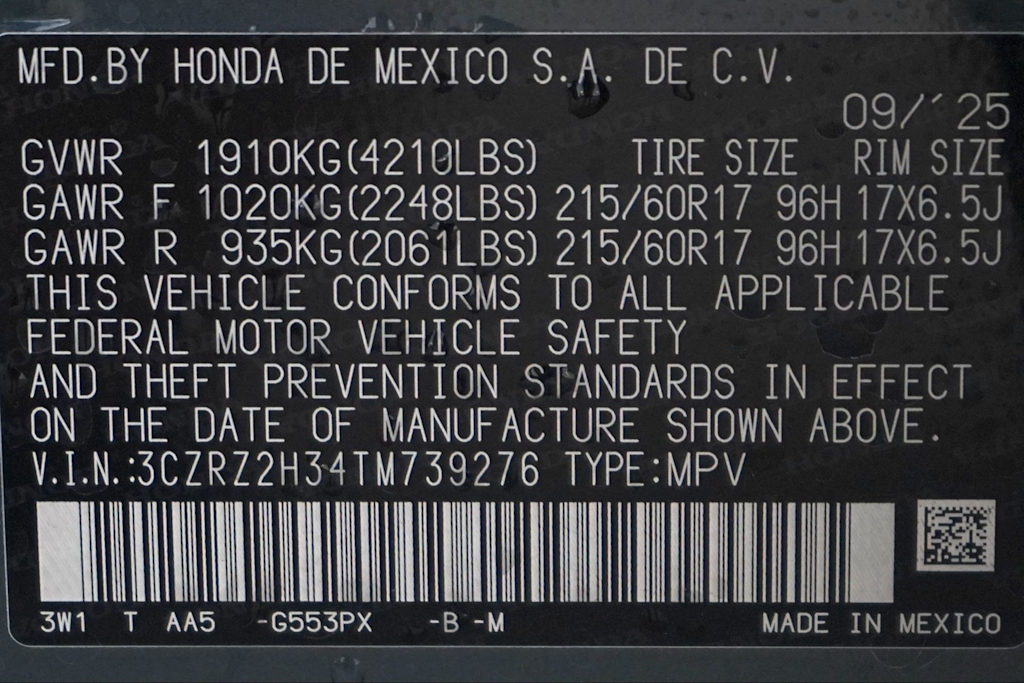 Thumbnail: 2026 Honda HR-V - 20