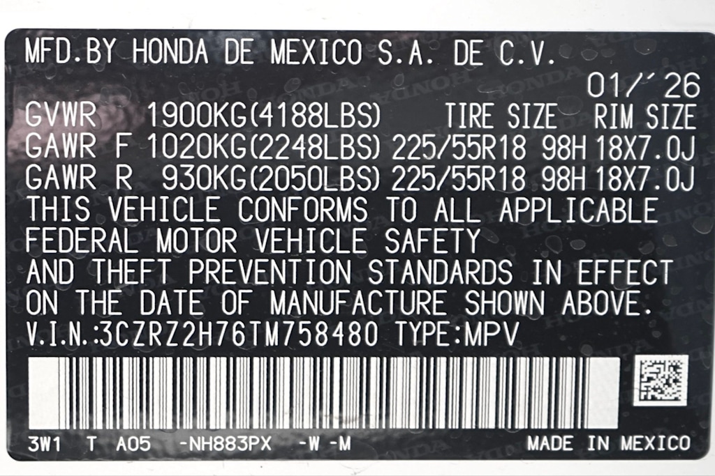 Thumbnail: 2026 Honda HR-V - 20