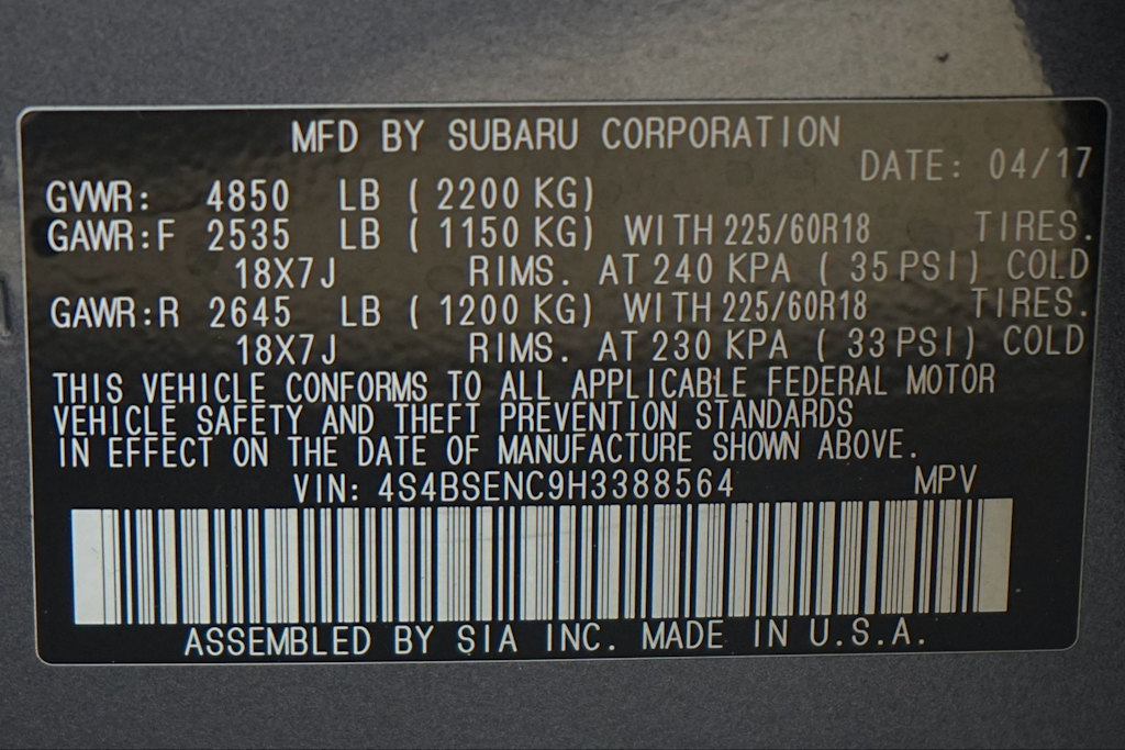 Thumbnail: 2017 Subaru Outback - 20