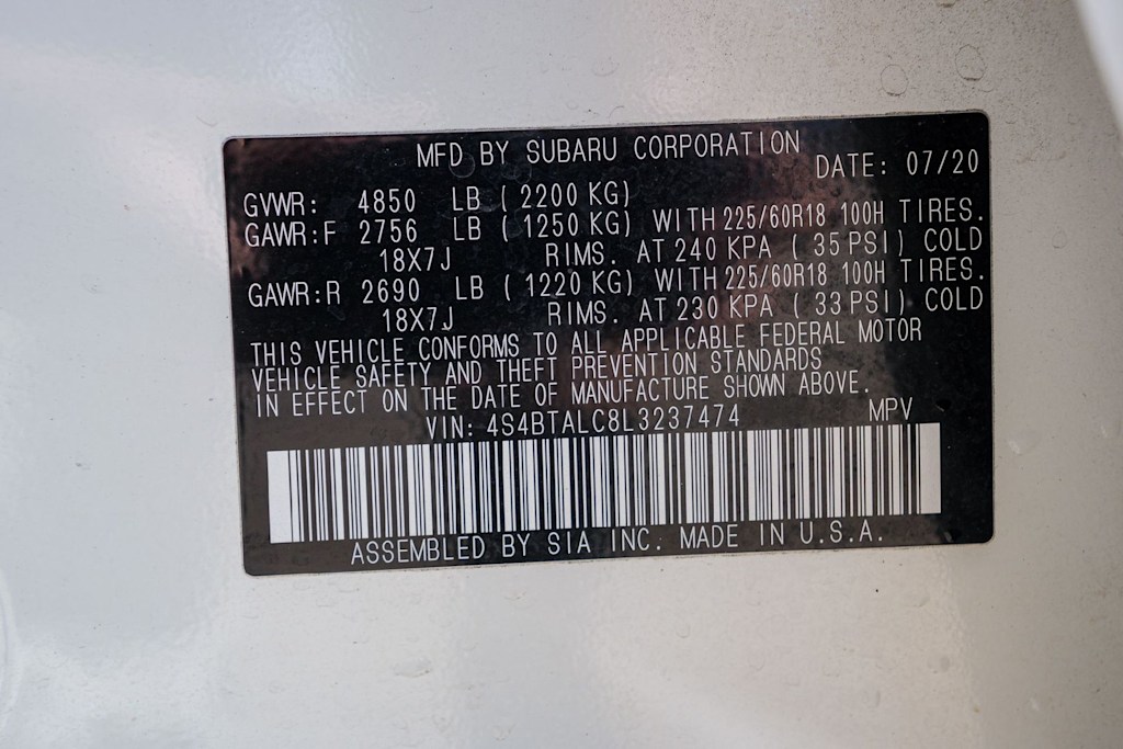 Thumbnail: 2020 Subaru Outback - 20