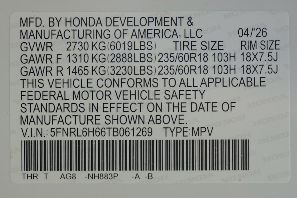 Thumbnail: 2026 Honda Odyssey - 19